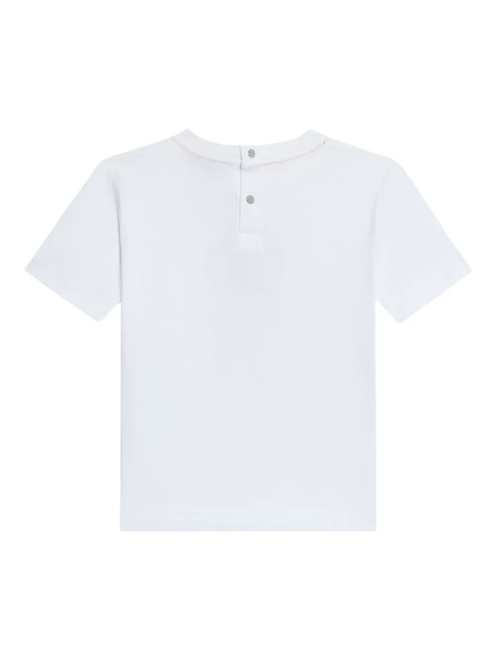 Roberto Cavalli Junior T-shirt met borduurwerk Wit