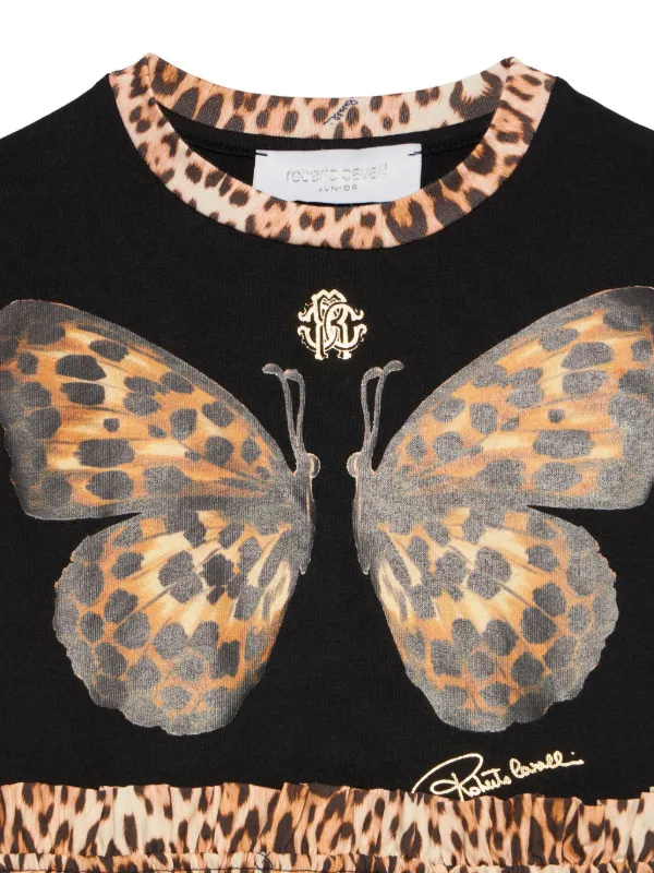 Roberto Cavalli プリント ワンピース | ブラック | FARFETCH JP