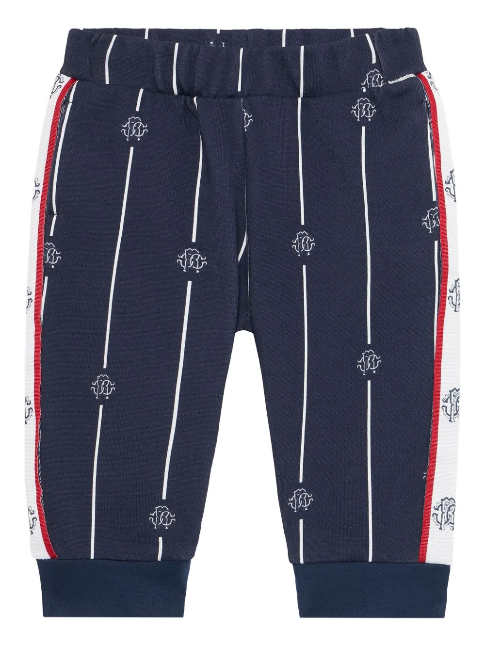 Roberto Cavalli Logo-patch Track Pants In Multi