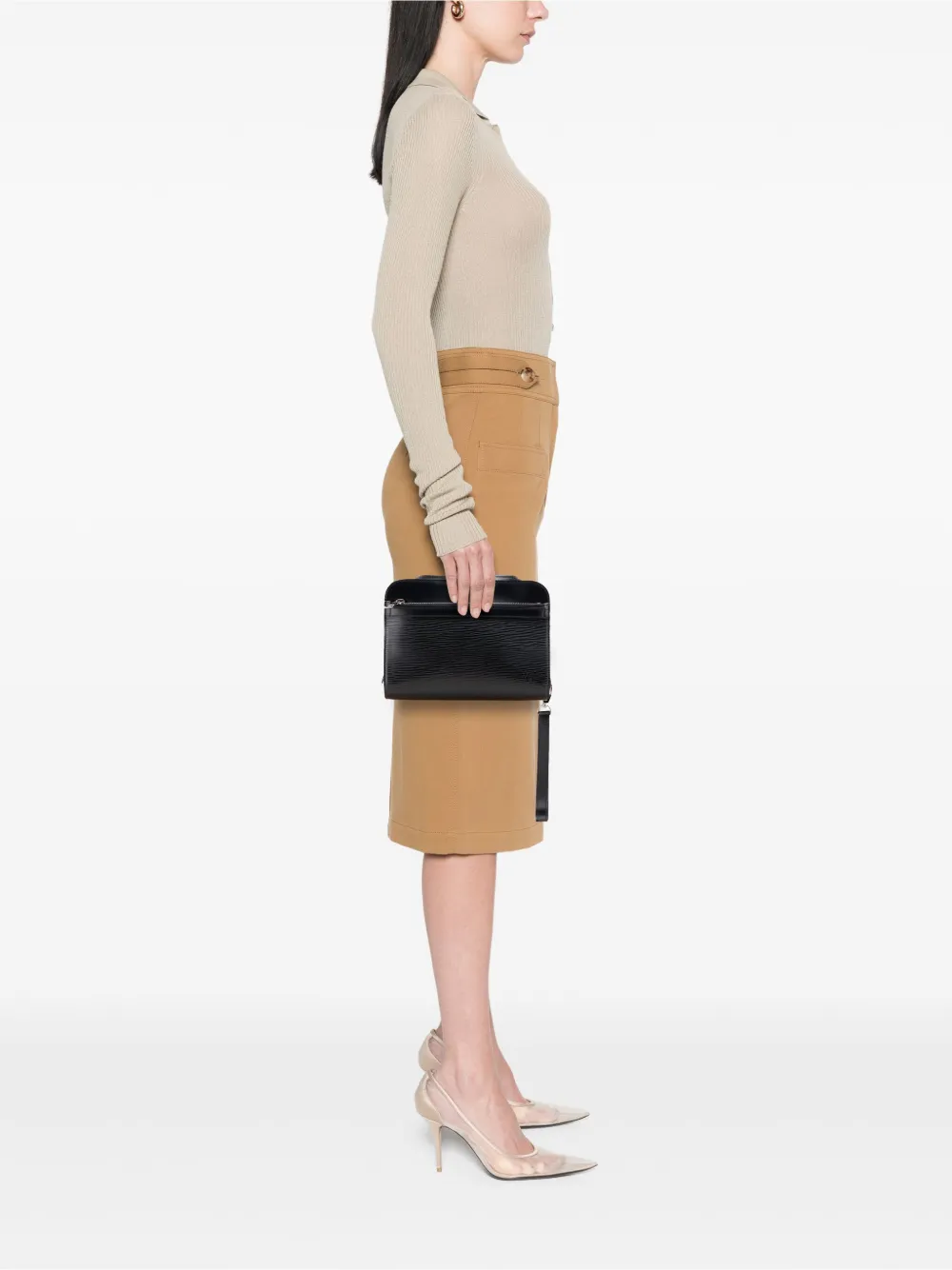 Louis Vuitton Pre-Owned 2010 Epi Pochette Hoche clutch bag | Pre-Owned | Image 2