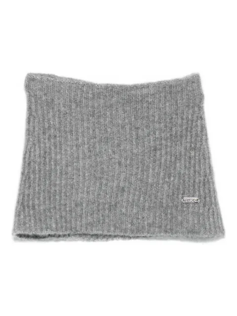 TOM FORD ribbed cashmere-silk blend neck-warmer scarf
