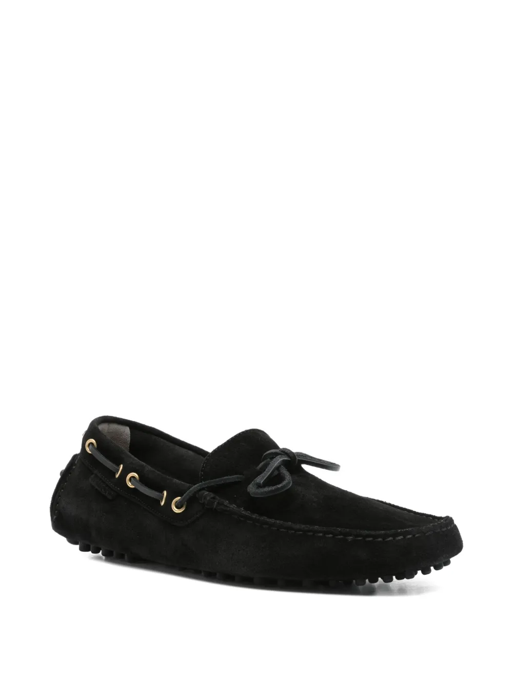 TOM FORD suede loafers Black