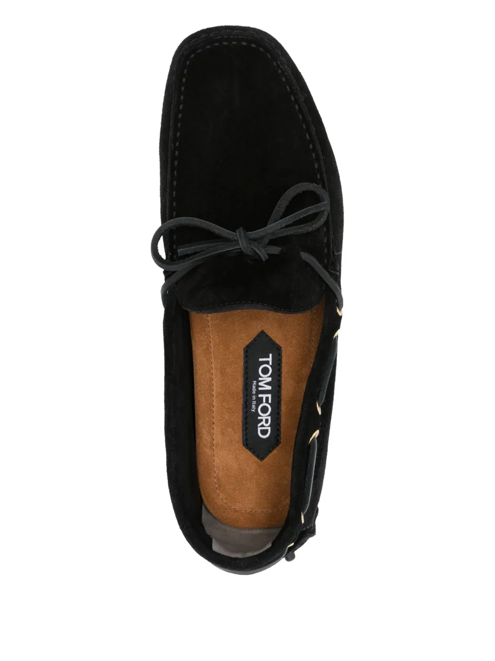 TOM FORD suede loafers Black