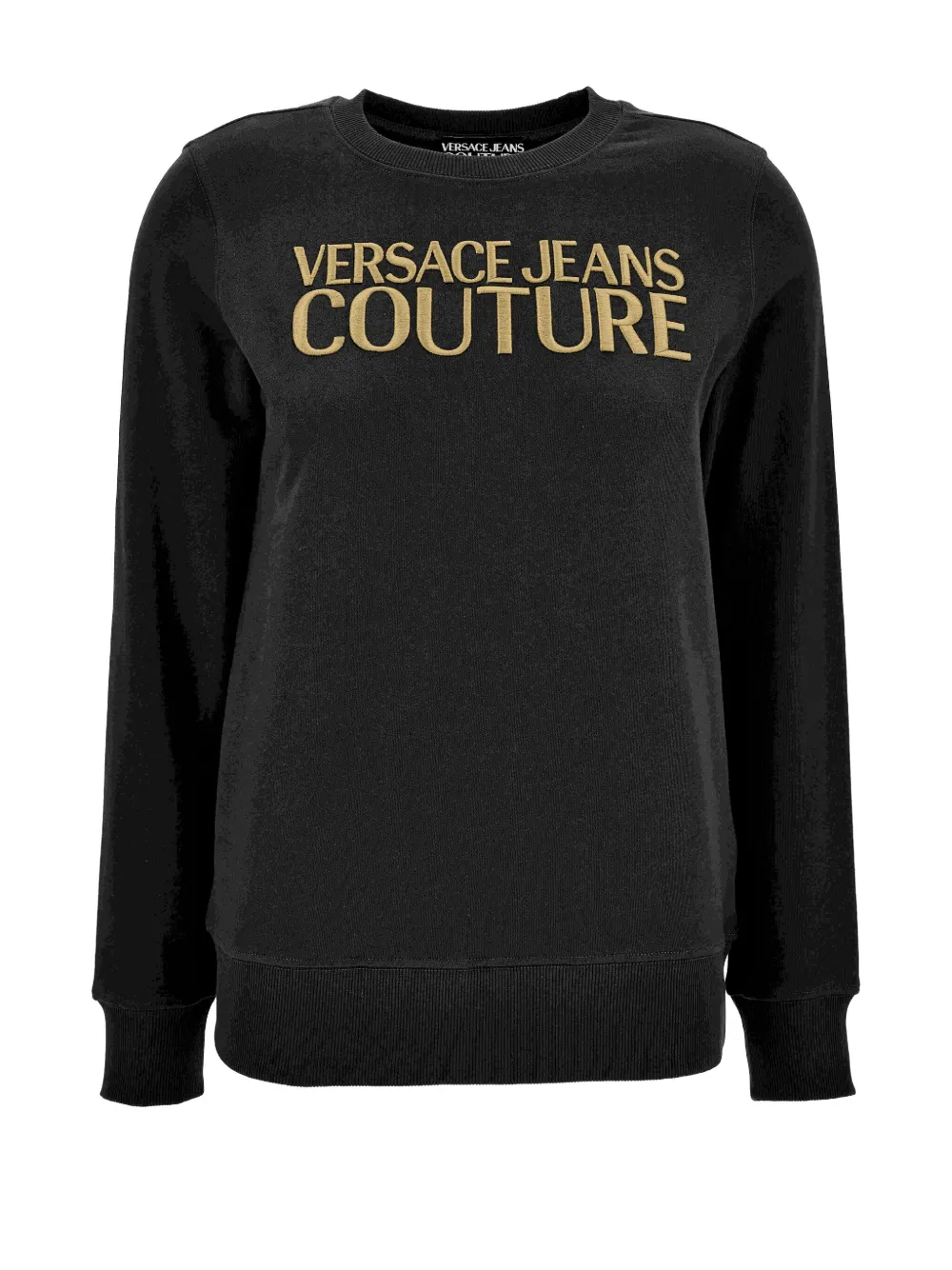 Versace Jeans Couture logo-embroidered sweatshirt | Black | Image 1