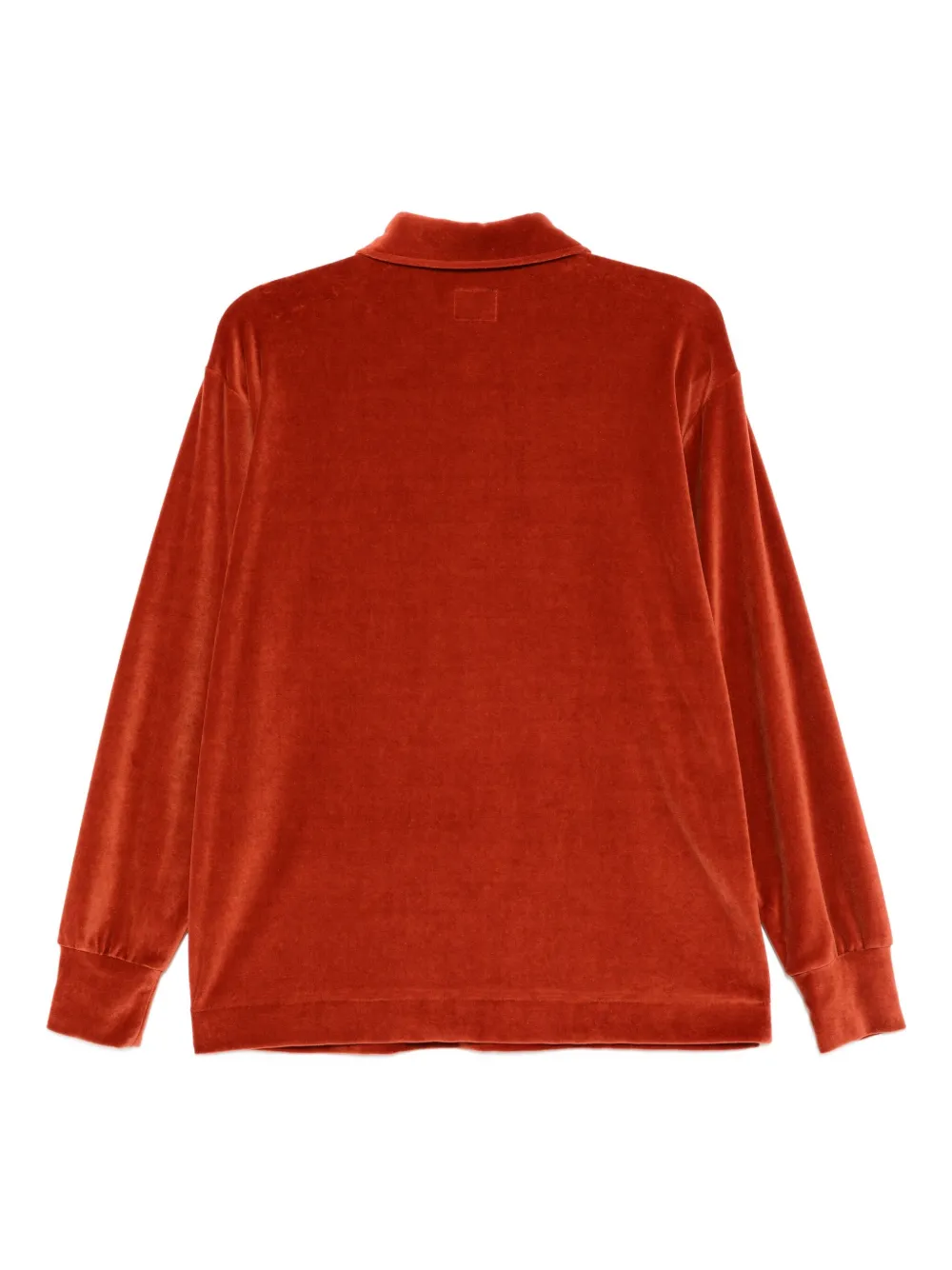 Needles Fluwelen poloshirt Oranje