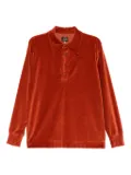 Needles velour polo shirt - Orange