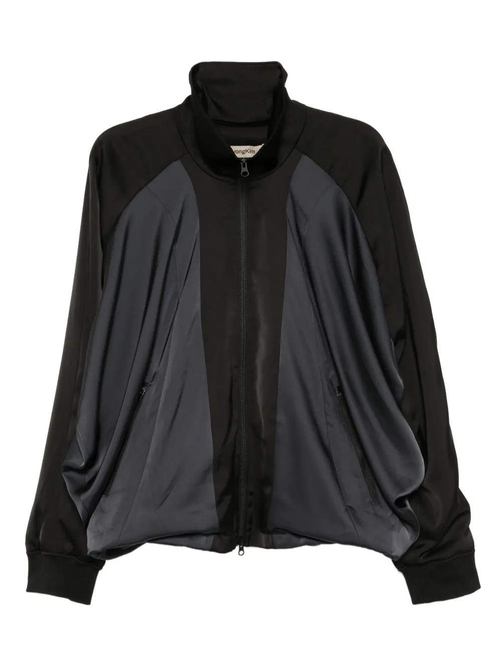 JiyongKim draped jacket | Black | Image 1