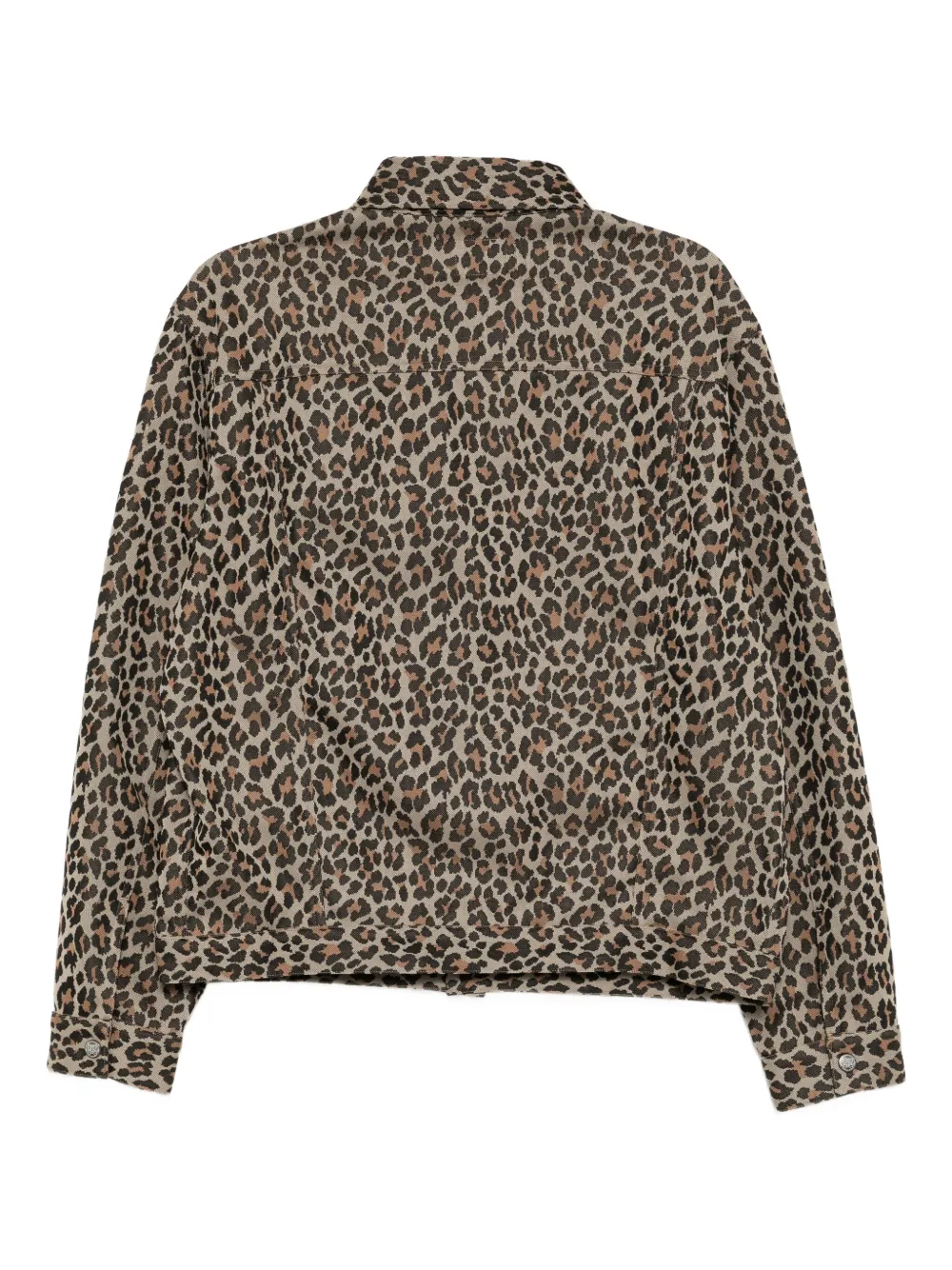 Needles Shirtjack met luipaardprint Bruin