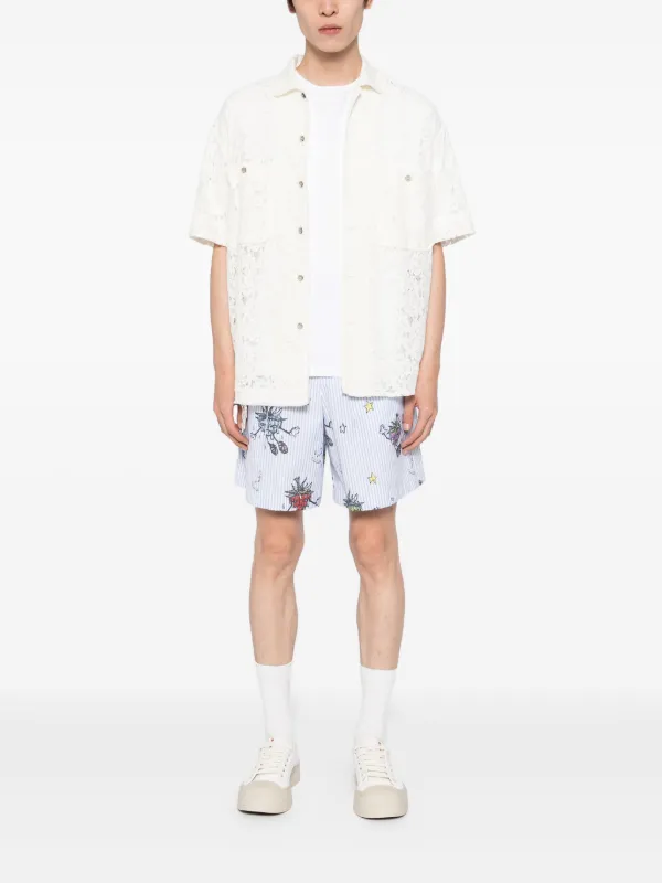 SKY HIGH FARM Strawbabies ショートパンツ Sky High Farm Strawbabies ショートパンツ | ブルー | FARFETCH JP
