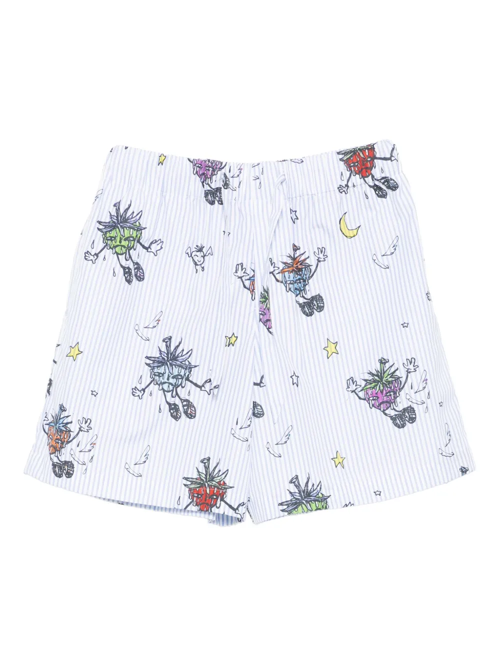 Sky High Farm Strawbabies shorts Blauw