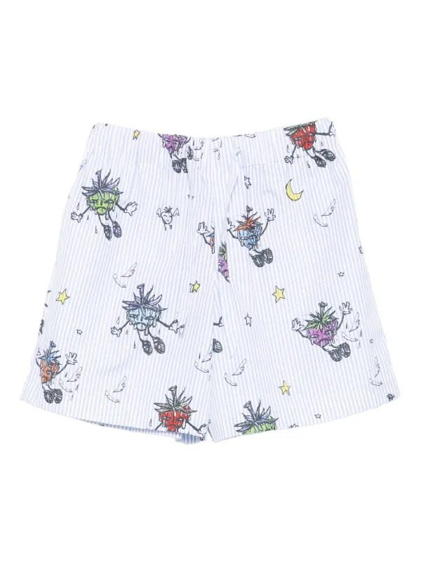 SKY HIGH FARM Strawbabies ショートパンツ Sky High Farm Strawbabies ショートパンツ | ブルー | FARFETCH JP
