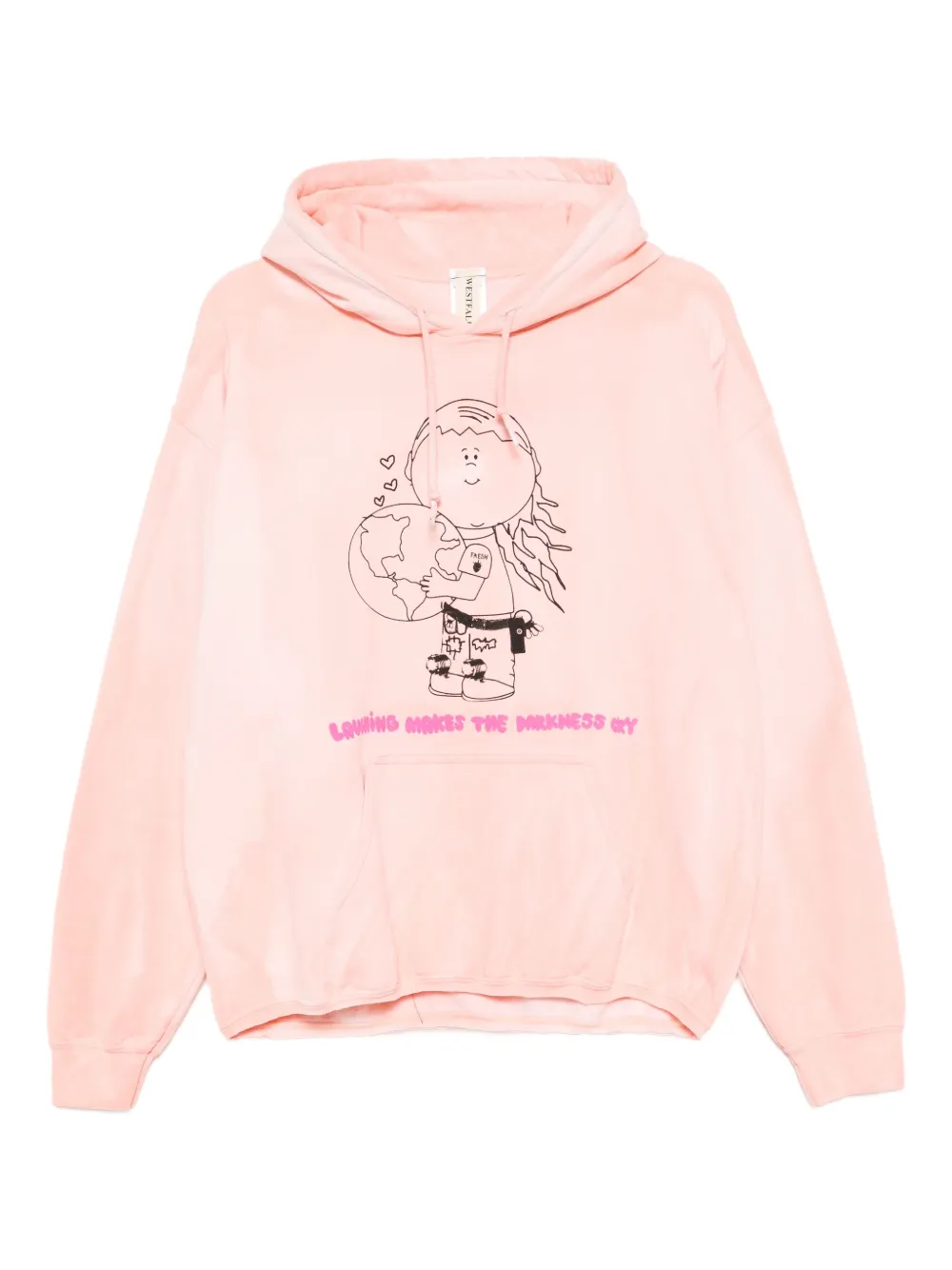 WESTFALL cartoon-print hoodie | Pink | Image 1