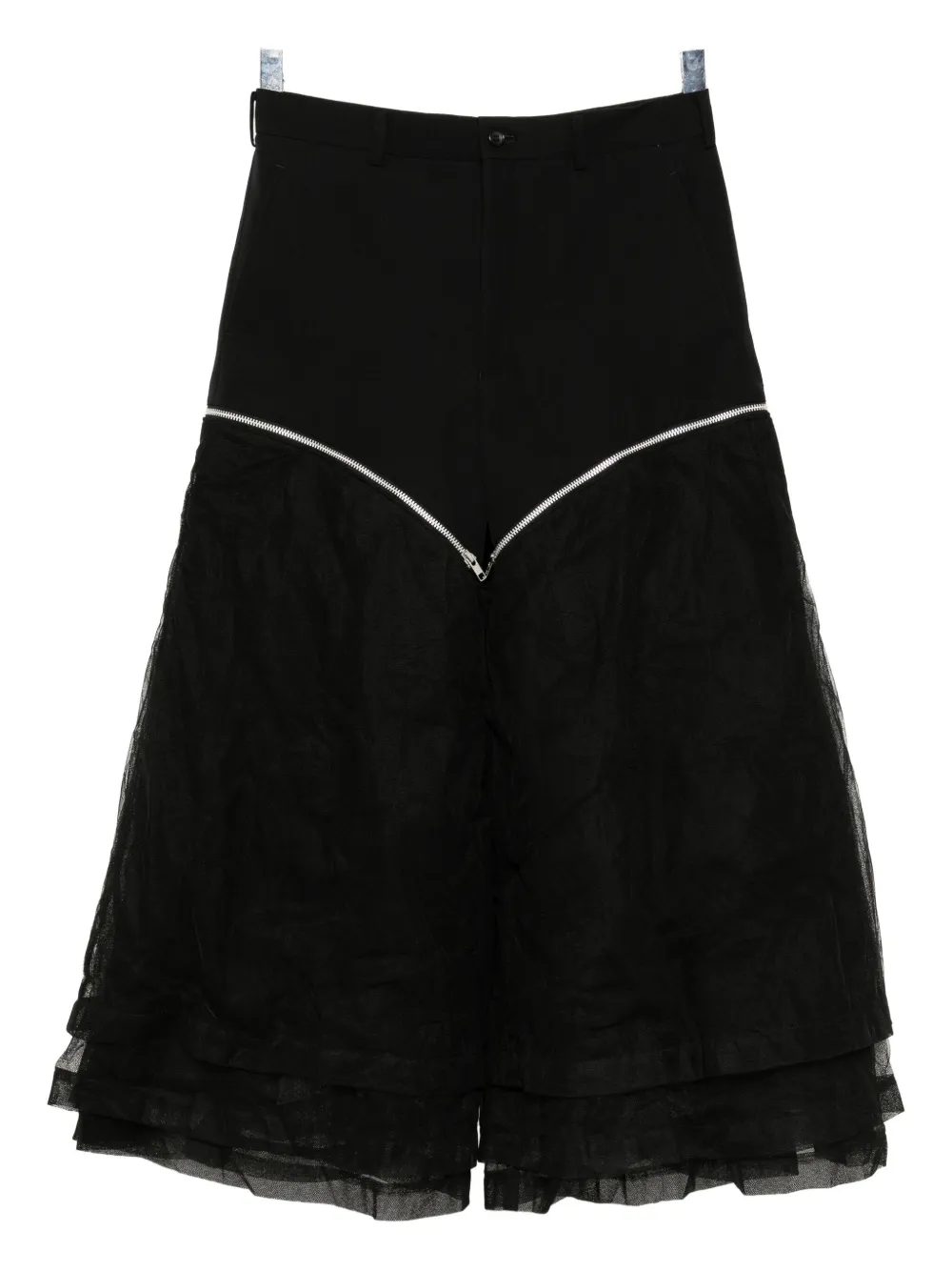 Comme Des Garçons Homme Deux Patchwork Pants In Black