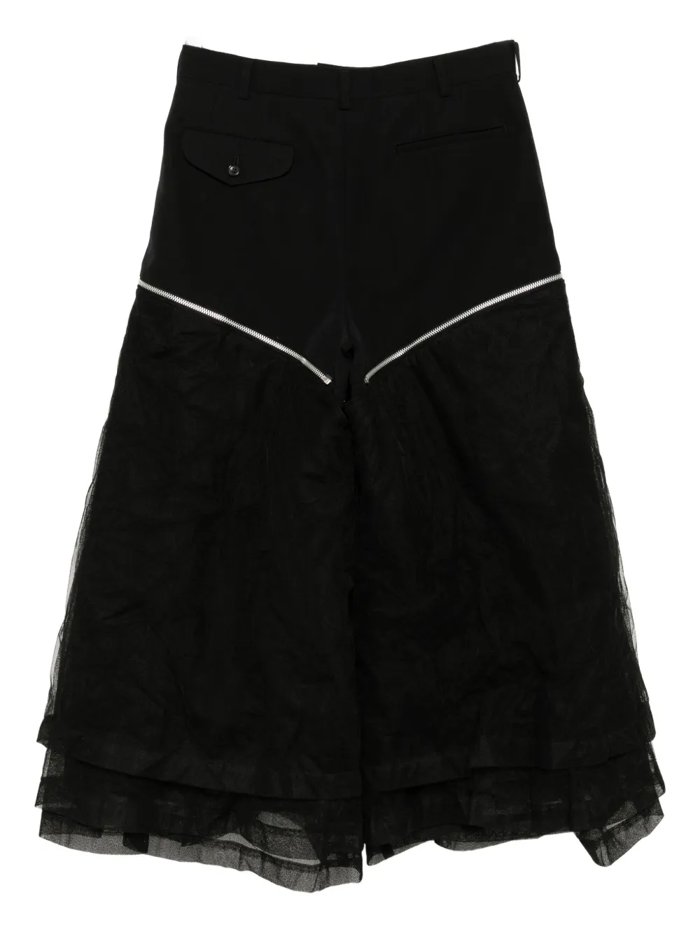 Comme Des Garçons Homme Deux Patchwork Pants In Black