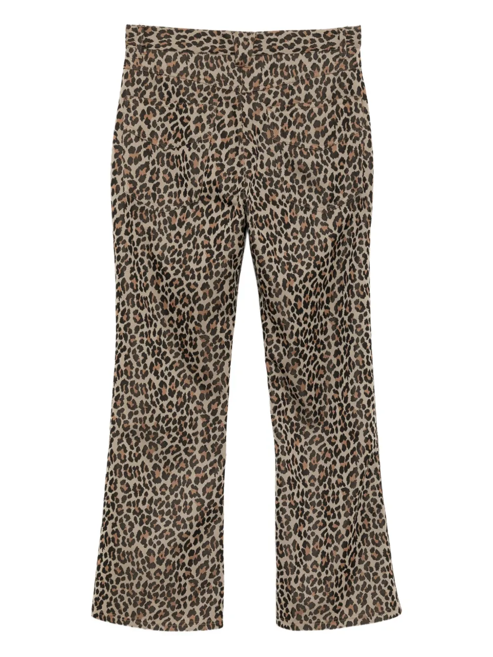 Needles Broek met luipaardprint Bruin