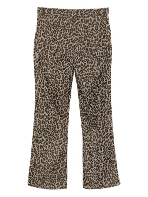 Needles レオパード パンツ | ブラウン | FARFETCH JP