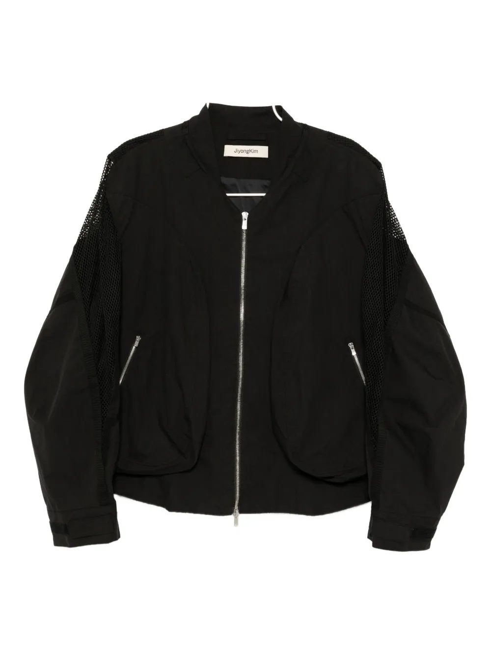 Jiyongkim Raschel-knit Jacket In Black