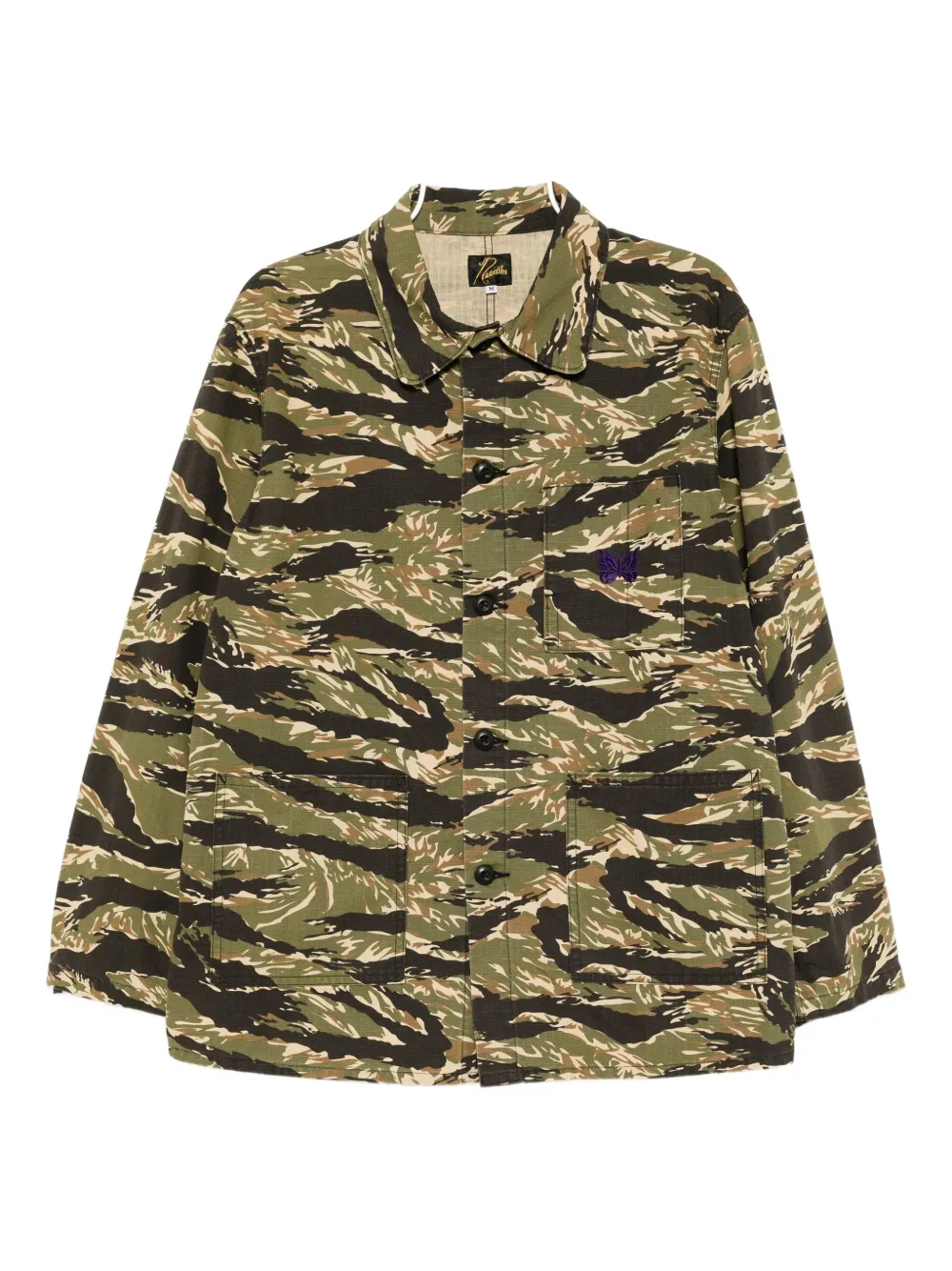 Needles ripstop camo coverall jacket - Verde