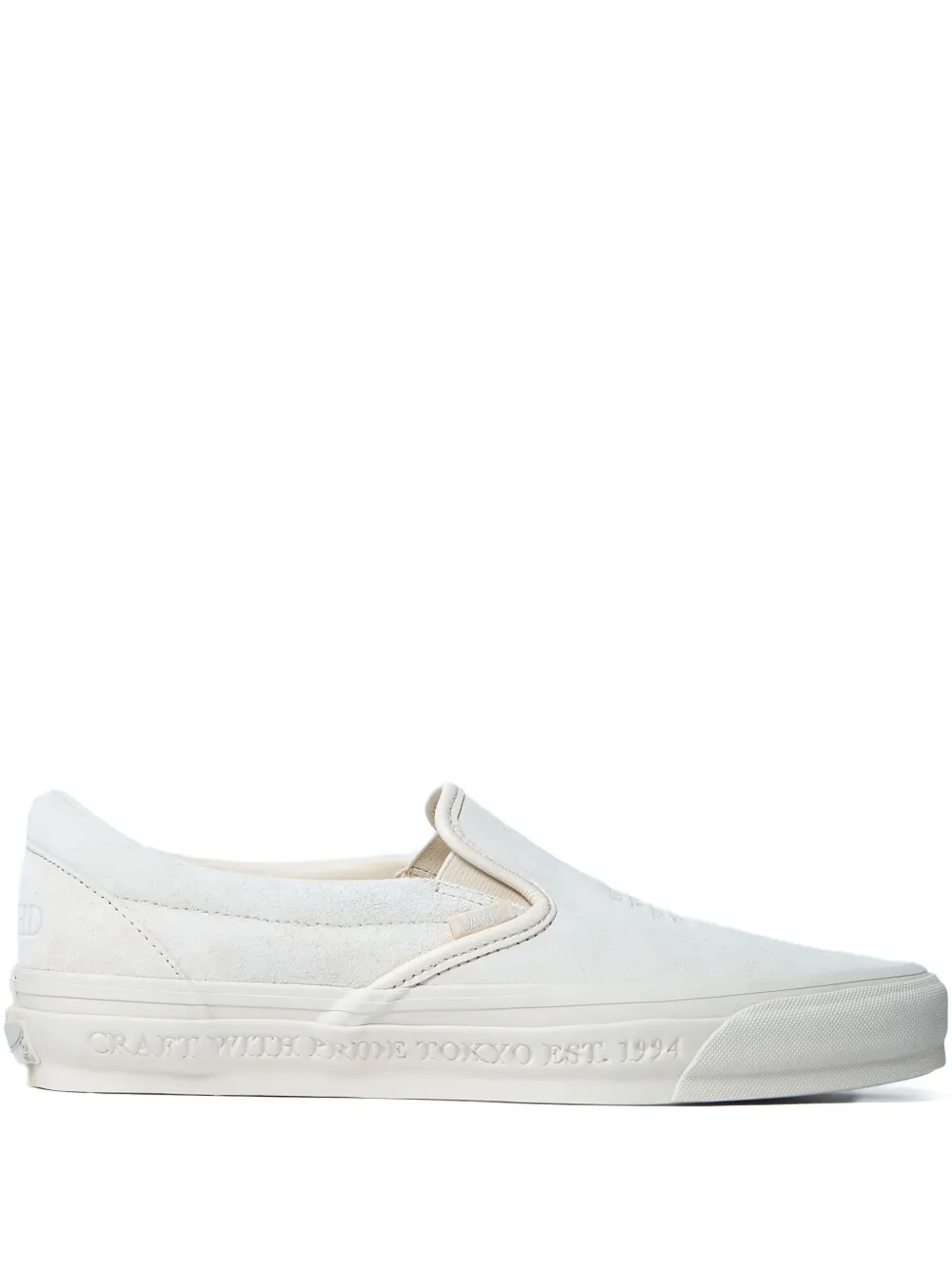 Vans x Neighborhood 98 slip-on suede sneakers White