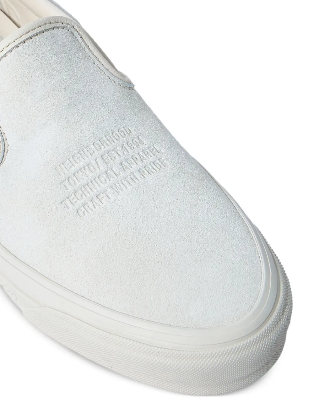Vans x Neighborhood 98 slip-on suede sneakers White