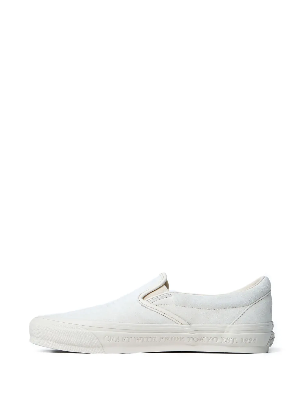 Vans x Neighborhood 98 slip-on suede sneakers White