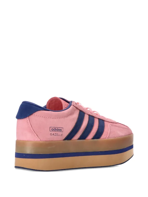 Adidas Gazelle Stack Platform 3-stripes Sneakers Pink FARFETCH IN