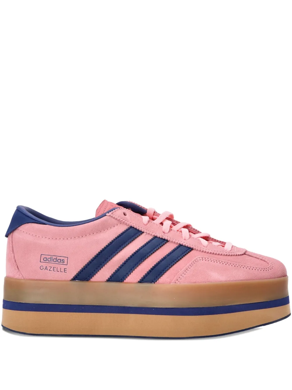 Adidas Gazelle Stack platform 3-stripes sneakers Pink