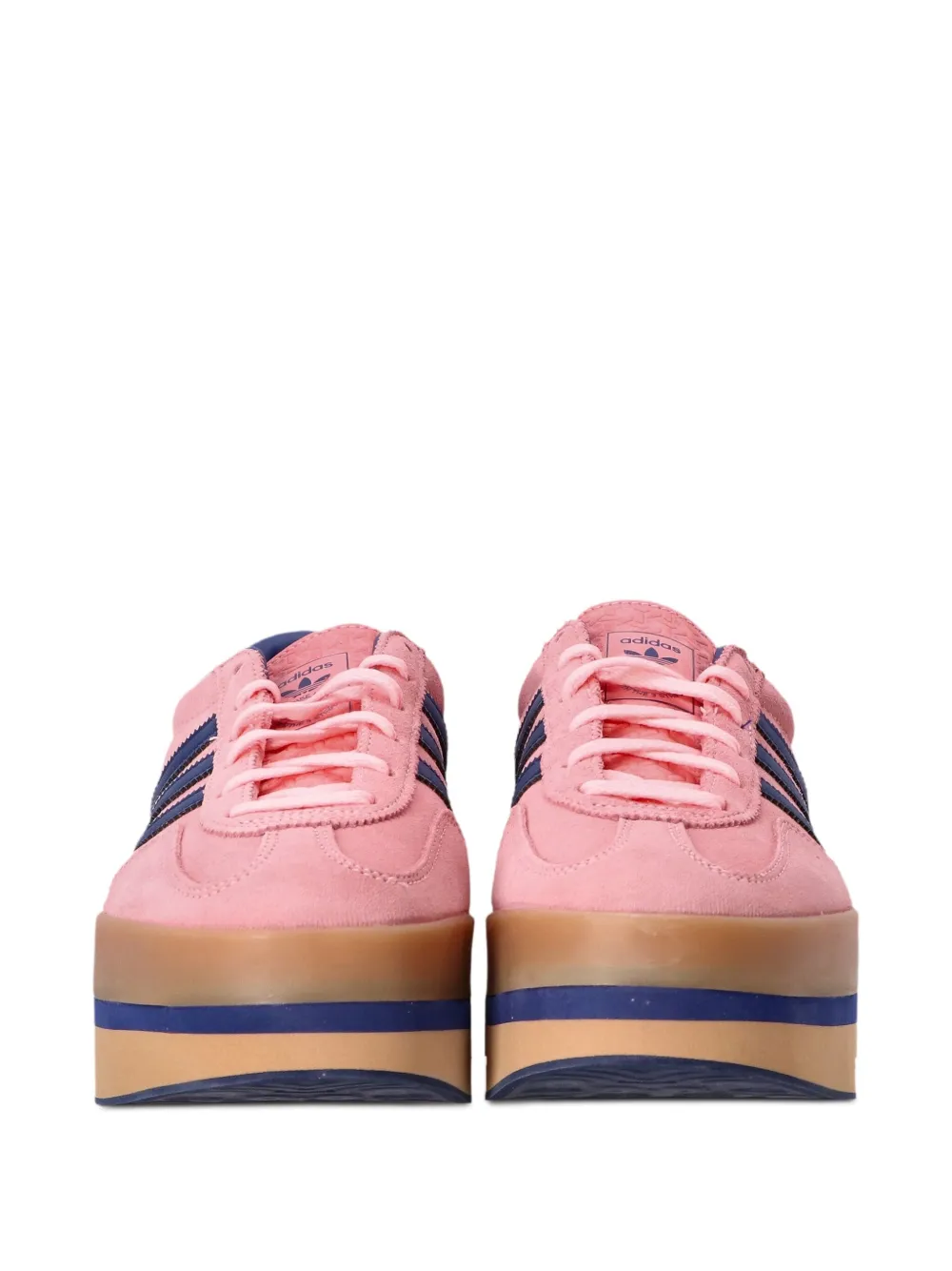 adidas Gazelle Stack platform 3-stripes sneakers Pink