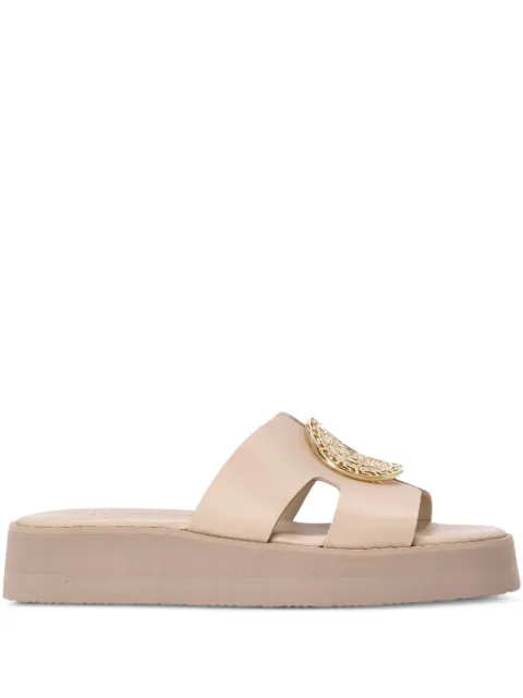 Kotris Sandals platform leather medallion sandals