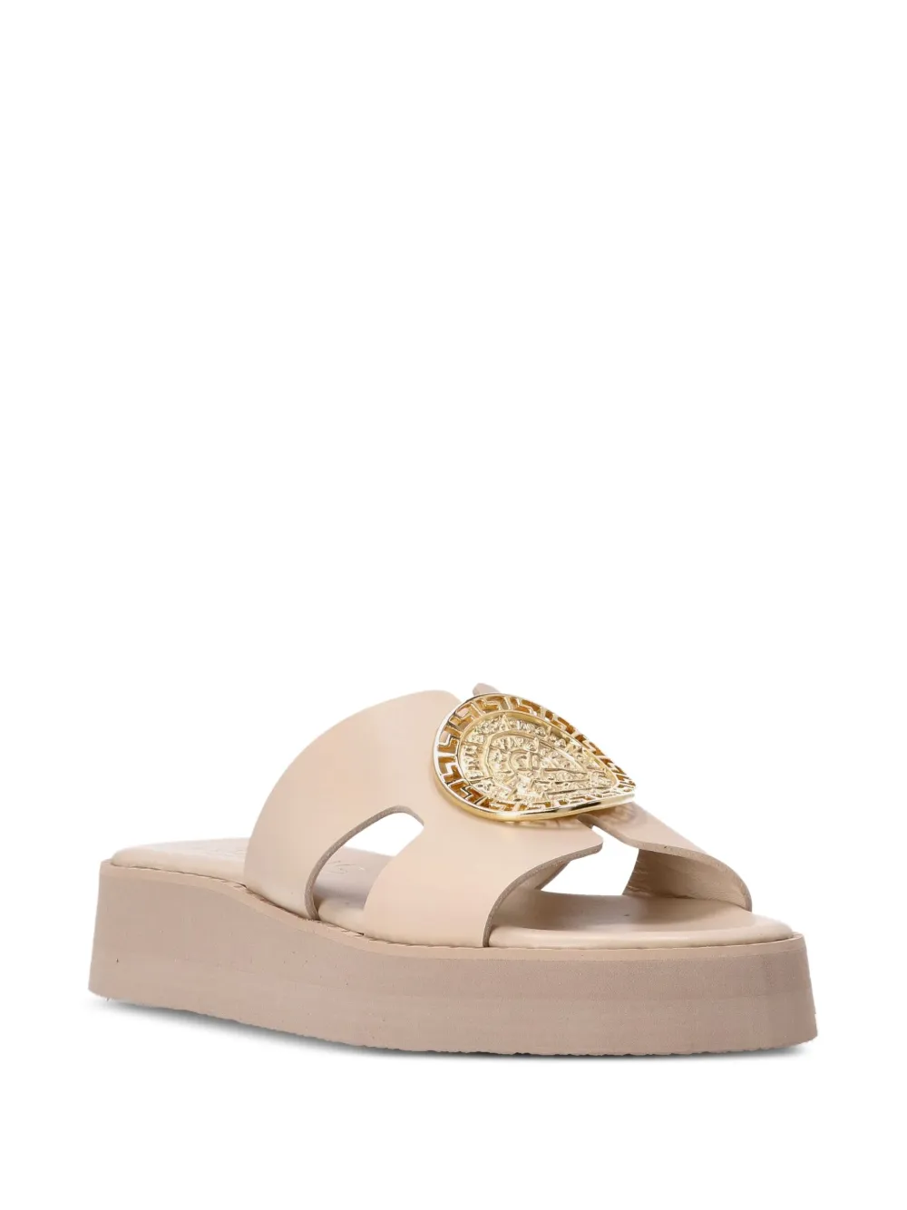 Kotris Sandals platform leather medallion sandals | Heeled Sandals | Image 2
