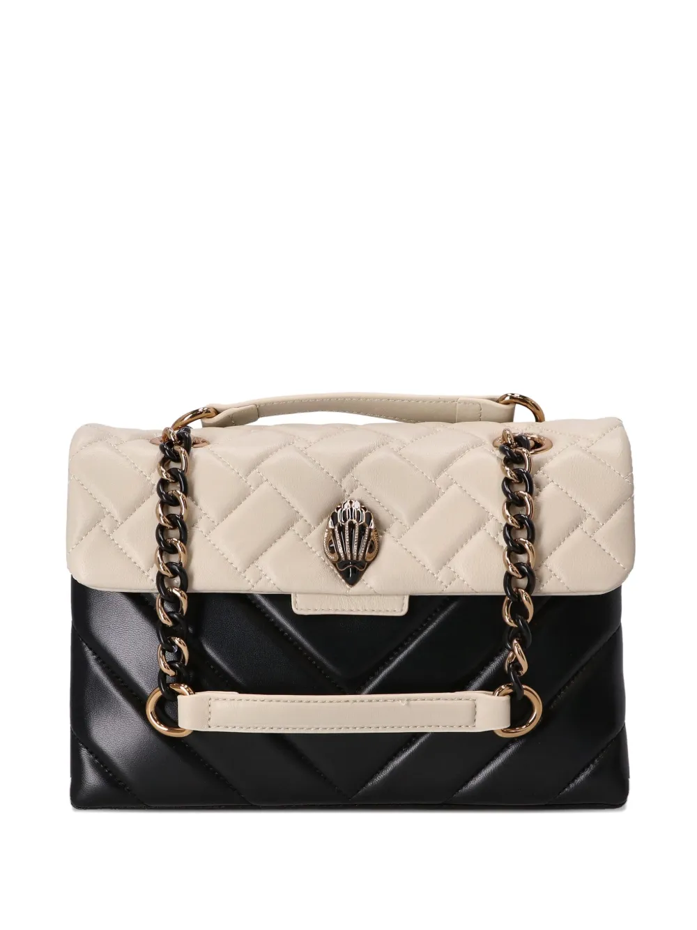 Kurt Geiger London quilted chain-strap shoulder bag - ブラック Kurt Geiger London quilted chain-strap shoulder bag - ブラック