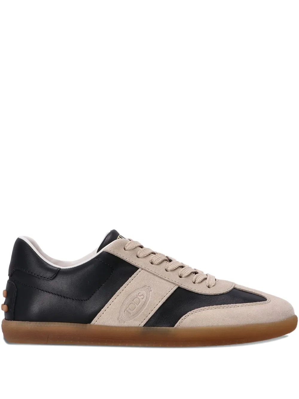 Tod's Tabs panelled sneakers Black