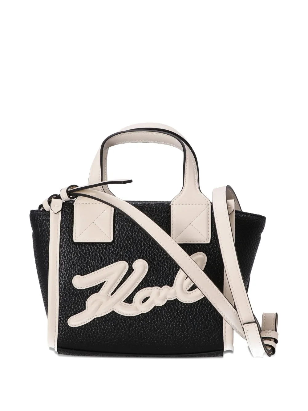 Karl Lagerfeld Shopper met logo Zwart