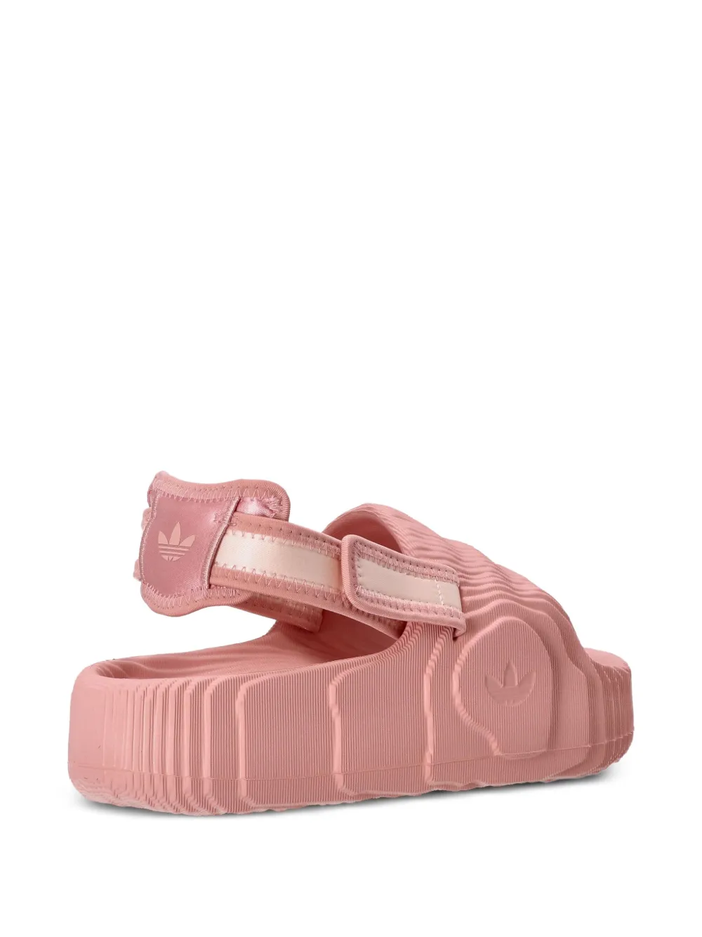 adidas Originals Adilette textured-sole slingback sandals Wonder Mauve Wonder Mauve Wonder Quartz