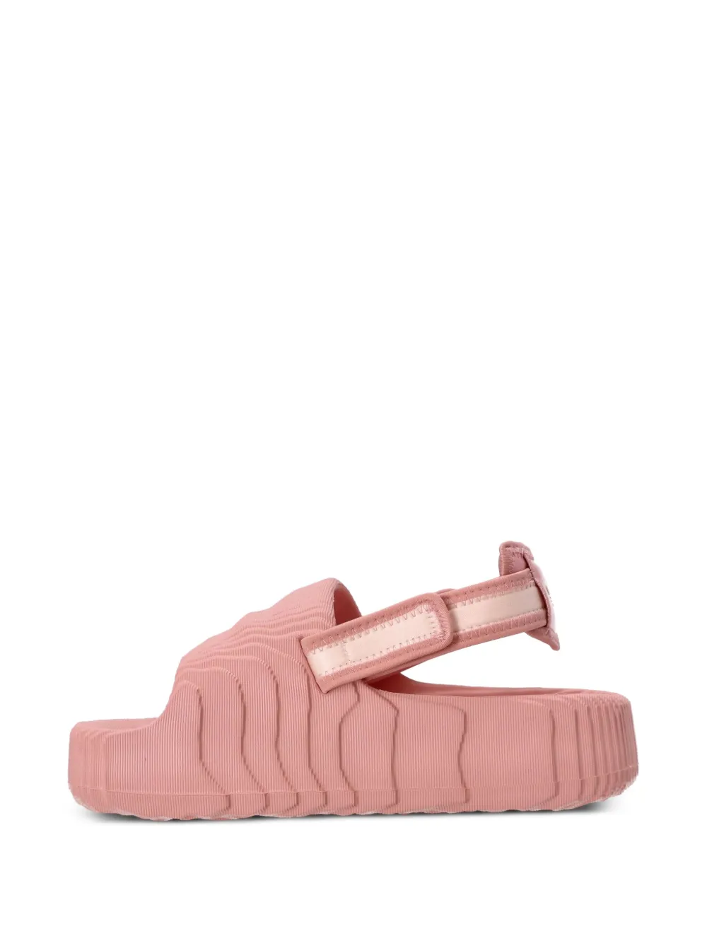 adidas Originals Adilette textured-sole slingback sandals Wonder Mauve Wonder Mauve Wonder Quartz
