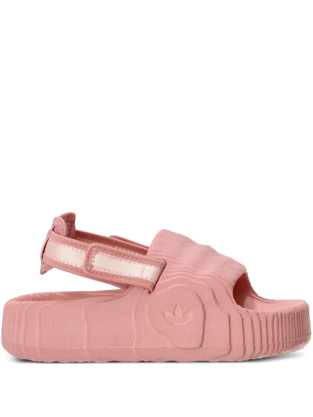 Adidas Originals Adilette textured-sole slingback sandals Wonder Mauve Wonder Mauve Wonder Quartz