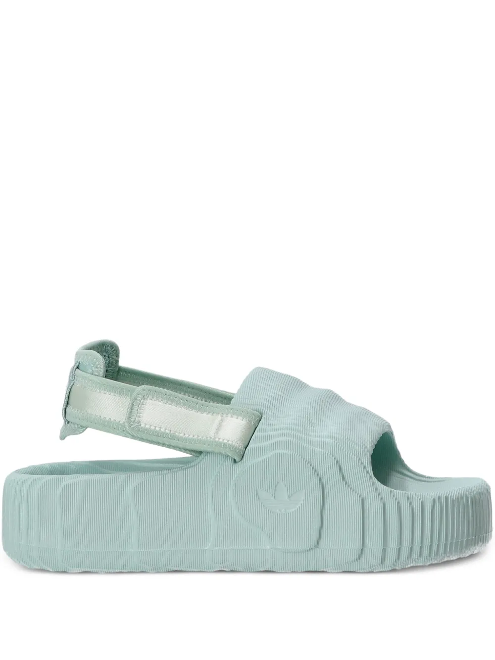 adidas Adilette slingback sandalen met textuur Groen