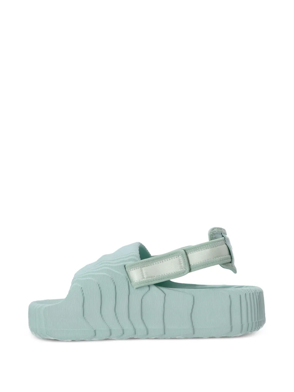 adidas Adilette slingback sandalen met textuur Groen