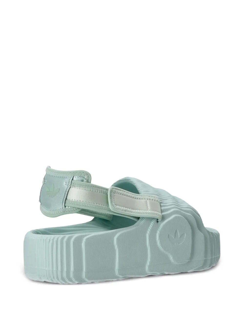 adidas Adilette slingback sandalen met textuur Groen