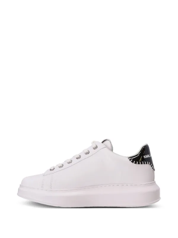 Karl Lagerfeld embroidered-logo Sneakers | White | FARFETCH