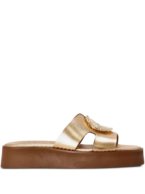 Kotris Sandals metallic-embellished platform sandals