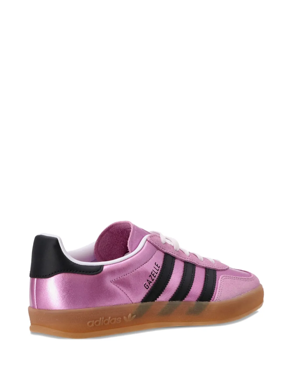 adidas Originals Gazelle Indoor metallic leather sneakers Pink