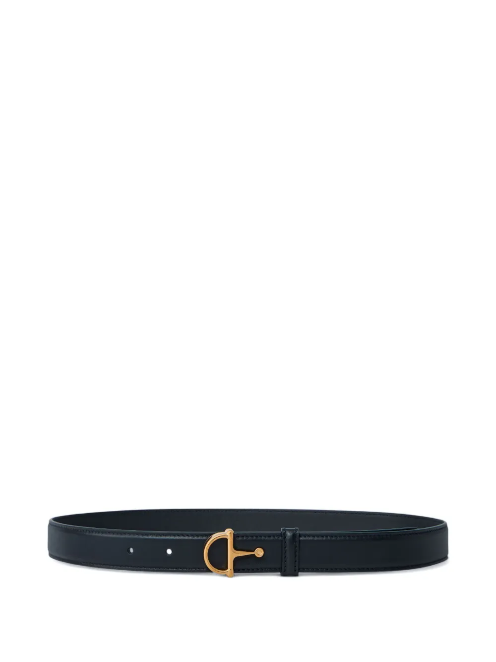 Gucci Horsebit leather belt Zwart