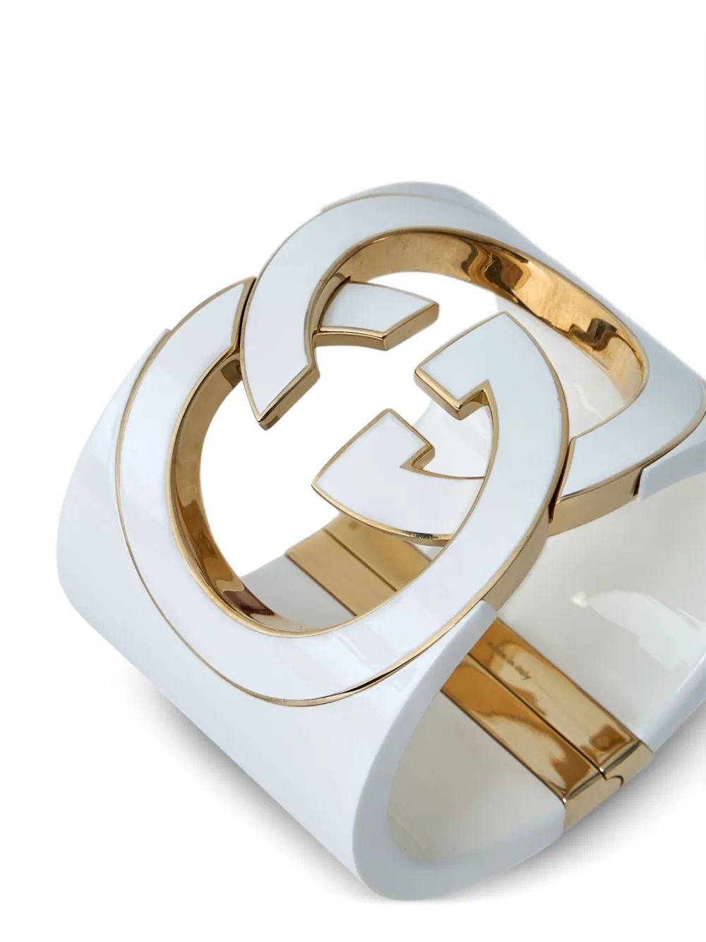Gucci Armband met GG-logo - Wit