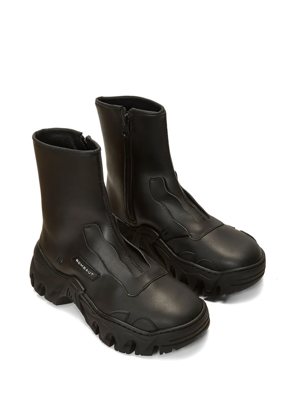 Rombaut zip-front chunky-sole boots Black