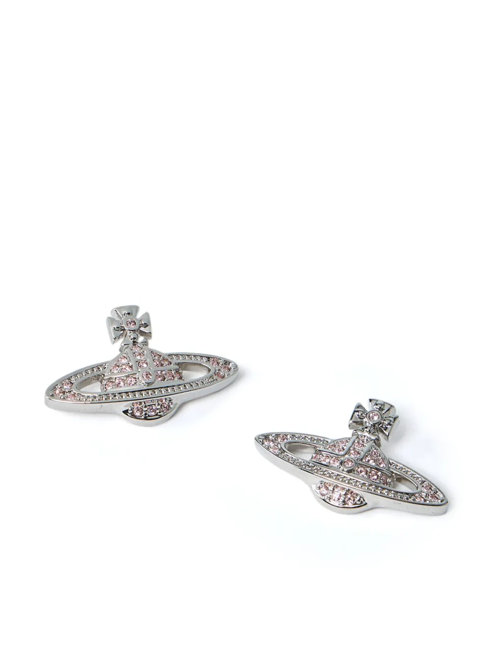 Vivienne Westwood Oorbellen met patroon - Zilver