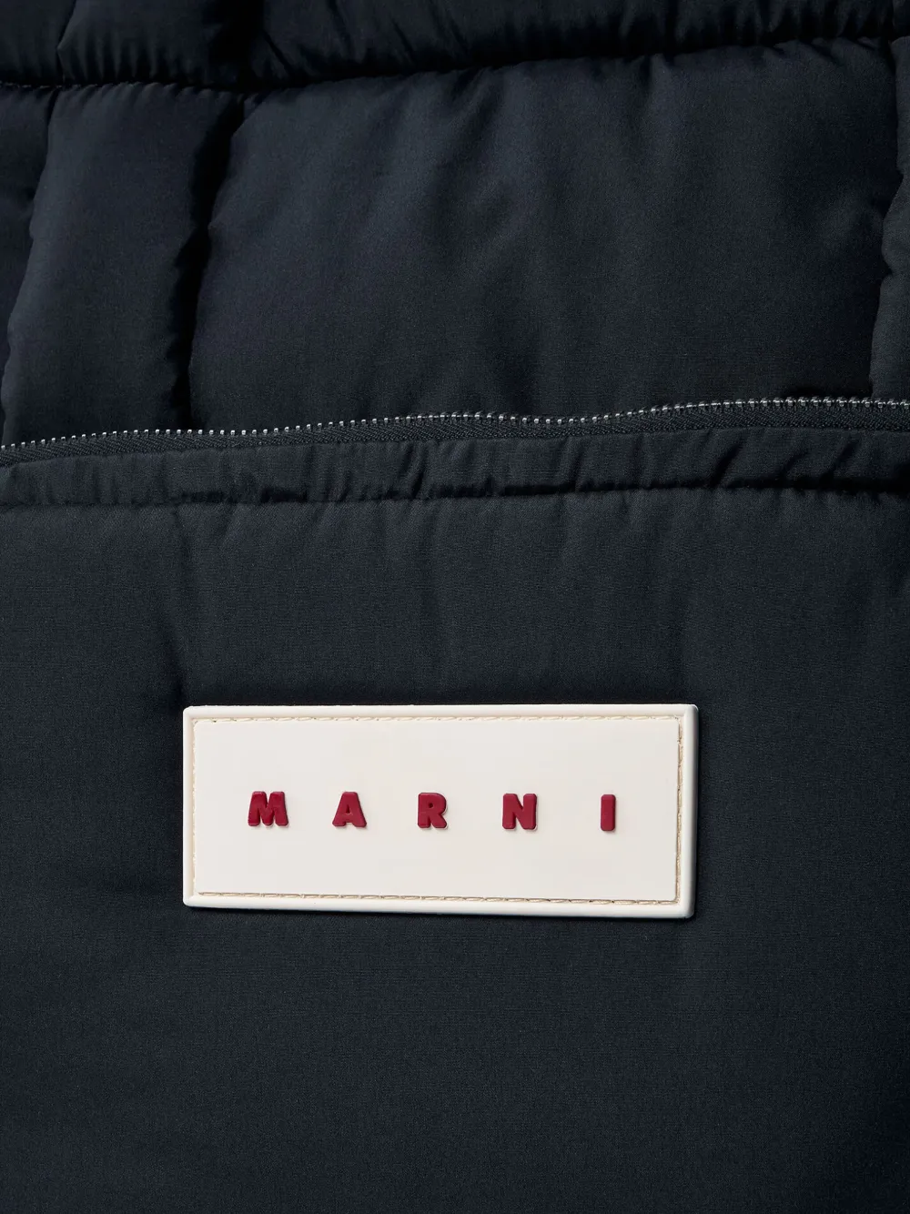 Marni padded tote bag Zwart