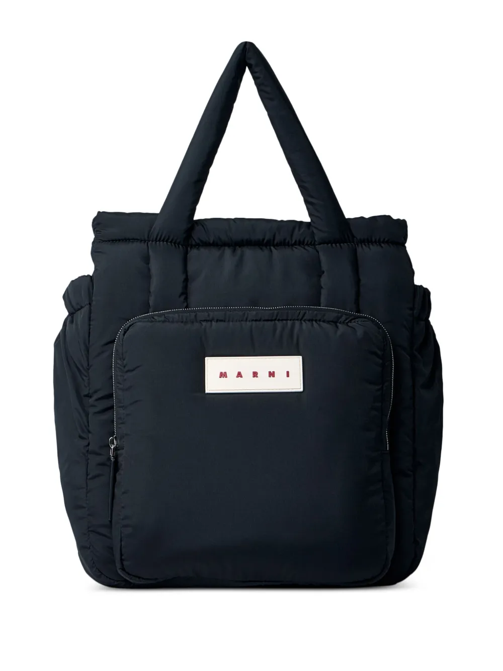 Marni padded tote bag Zwart