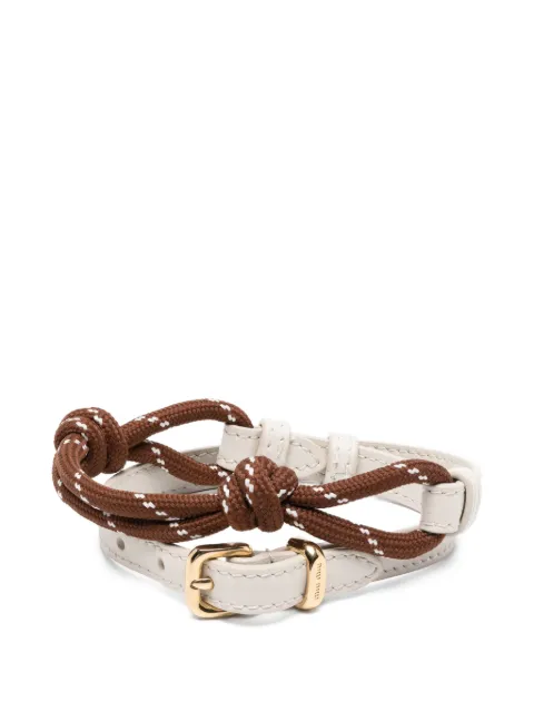 Miu Miu knotted ankle bracelet