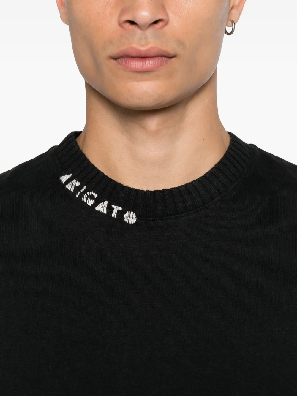 Axel Arigato T-shirt verfraaid met logo Zwart